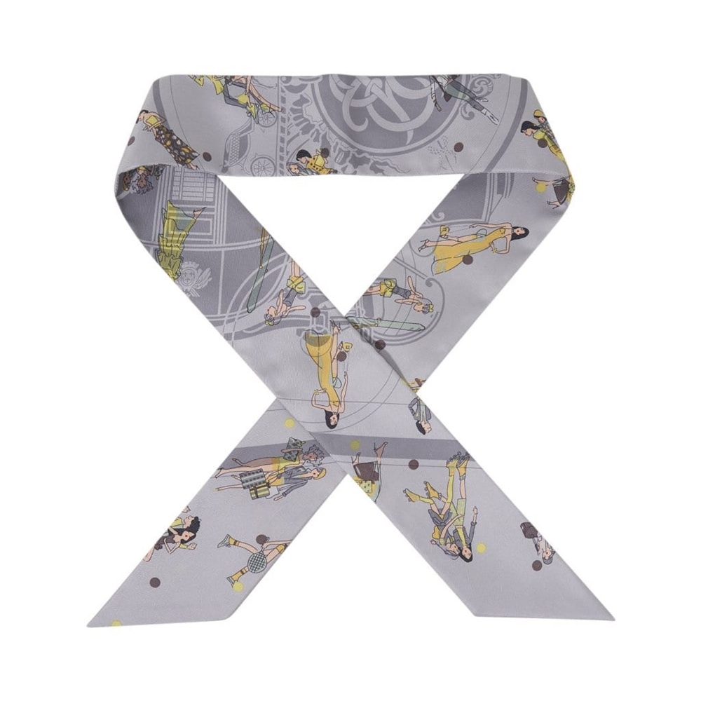 Hermès Les Parisiennes Silk Twilly